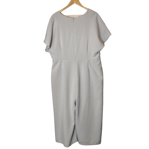 Leith Surplice Cropped Wide Leg Jumpsuit Size 1x - Picture 9 of 10